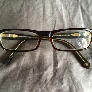 Banana Republic Elise glasses in brown/green